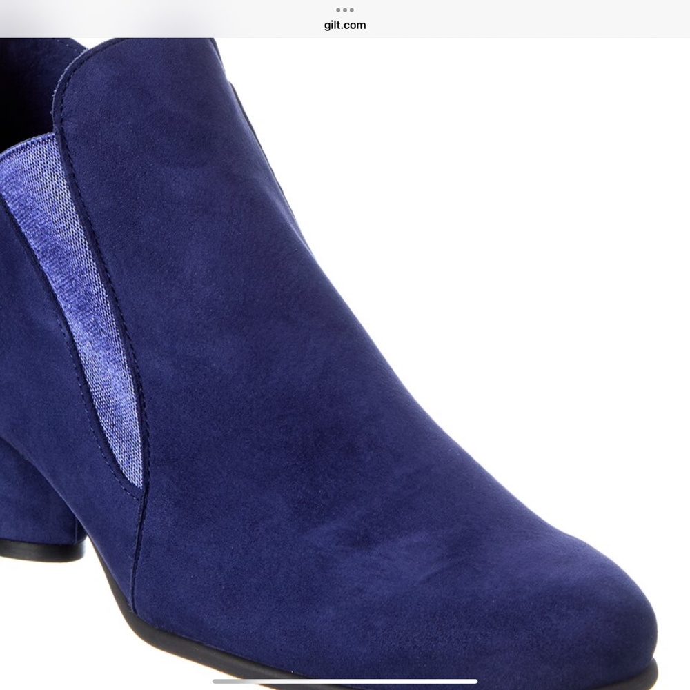 Arche Musc Blue Suede Bootie New 8.5M